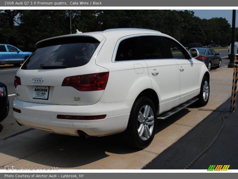 Calla White / Black 2008 Audi Q7 3.6 Premium quattro