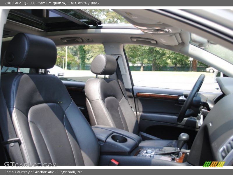 Calla White / Black 2008 Audi Q7 3.6 Premium quattro
