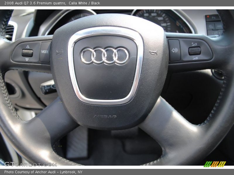 Calla White / Black 2008 Audi Q7 3.6 Premium quattro