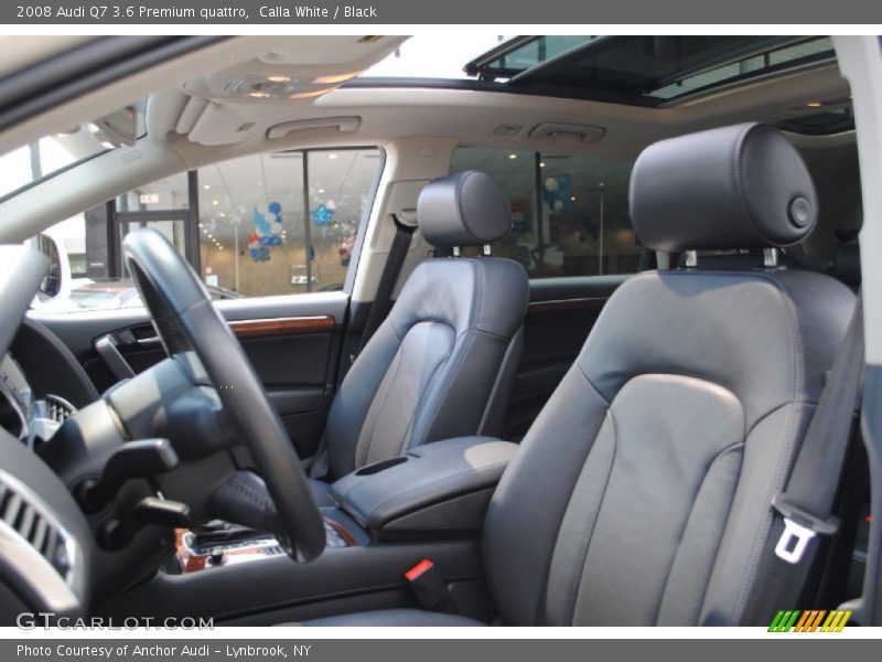 Calla White / Black 2008 Audi Q7 3.6 Premium quattro