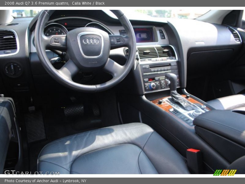 Calla White / Black 2008 Audi Q7 3.6 Premium quattro
