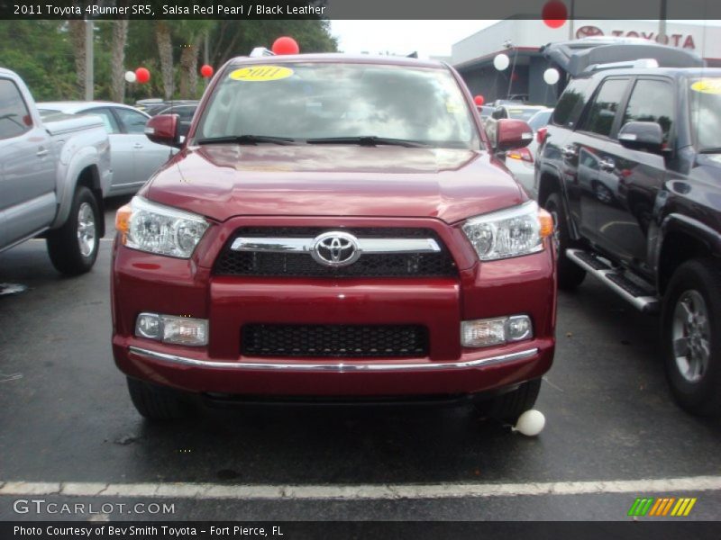 Salsa Red Pearl / Black Leather 2011 Toyota 4Runner SR5