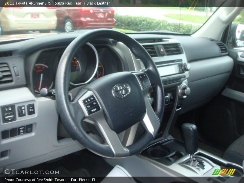 Salsa Red Pearl / Black Leather 2011 Toyota 4Runner SR5