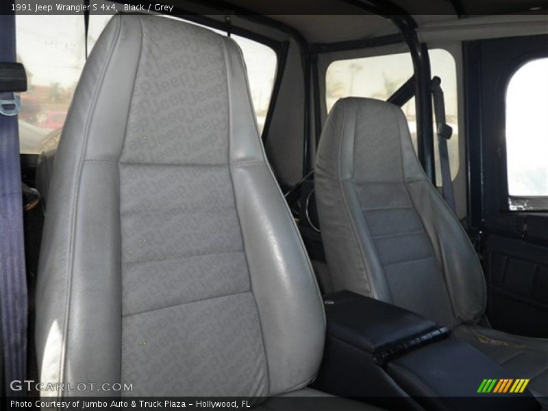 Black / Grey 1991 Jeep Wrangler S 4x4