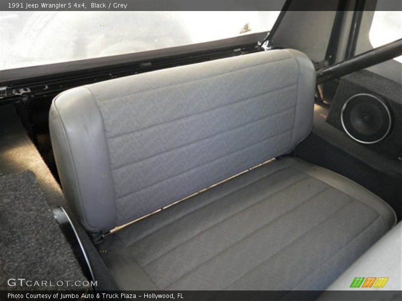 Black / Grey 1991 Jeep Wrangler S 4x4