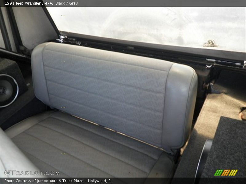 Black / Grey 1991 Jeep Wrangler S 4x4