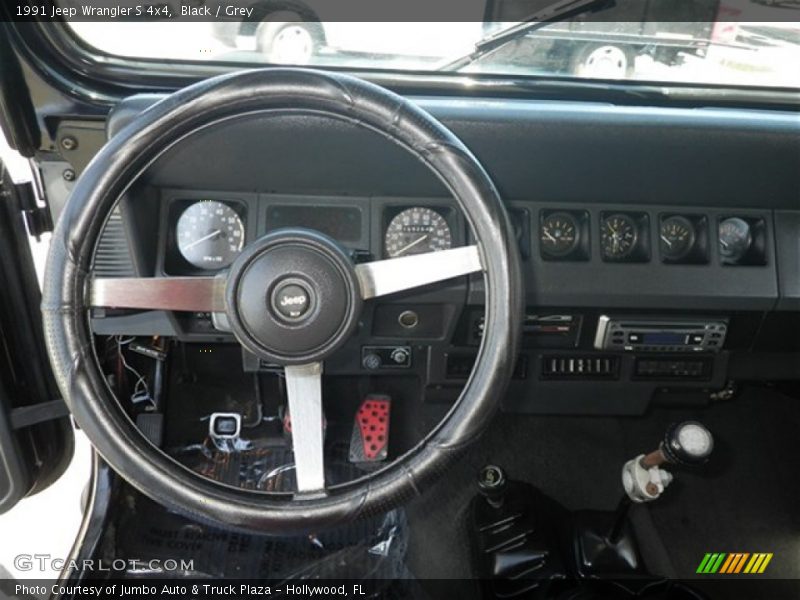 Dashboard of 1991 Wrangler S 4x4