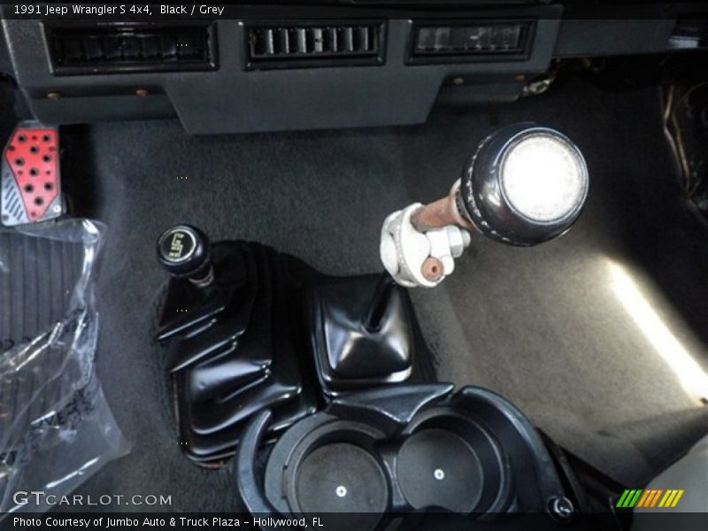 Black / Grey 1991 Jeep Wrangler S 4x4