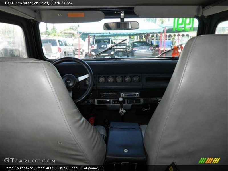 Black / Grey 1991 Jeep Wrangler S 4x4