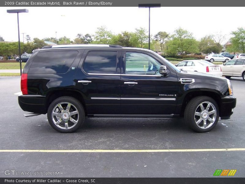 Black Raven / Ebony/Ebony 2009 Cadillac Escalade Hybrid