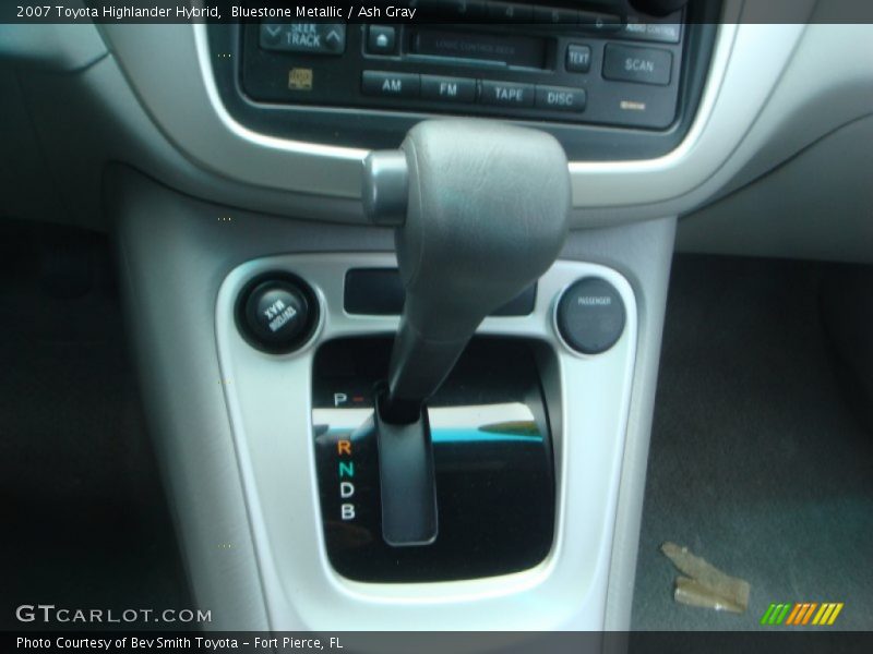 Bluestone Metallic / Ash Gray 2007 Toyota Highlander Hybrid