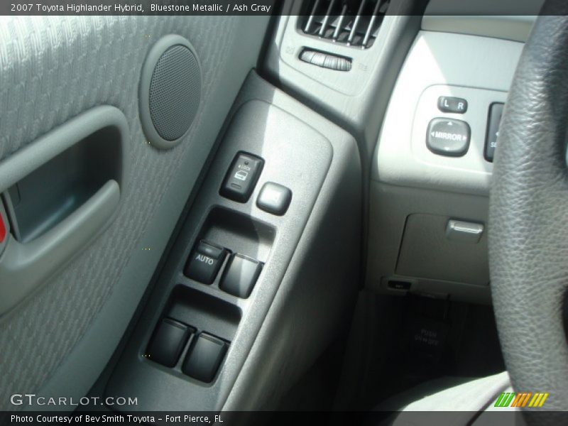 Bluestone Metallic / Ash Gray 2007 Toyota Highlander Hybrid