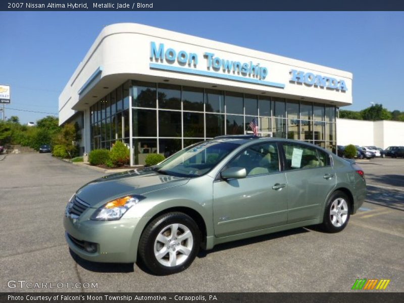 Metallic Jade / Blond 2007 Nissan Altima Hybrid