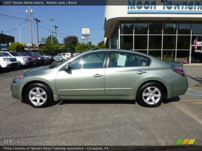 Metallic Jade / Blond 2007 Nissan Altima Hybrid