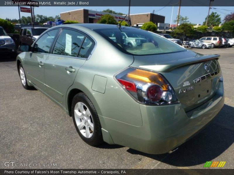 Metallic Jade / Blond 2007 Nissan Altima Hybrid