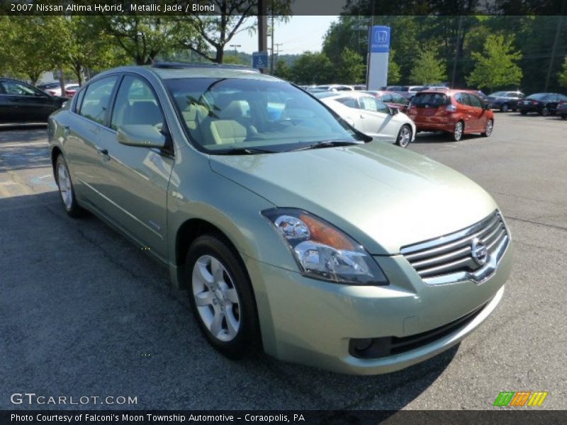 Metallic Jade / Blond 2007 Nissan Altima Hybrid