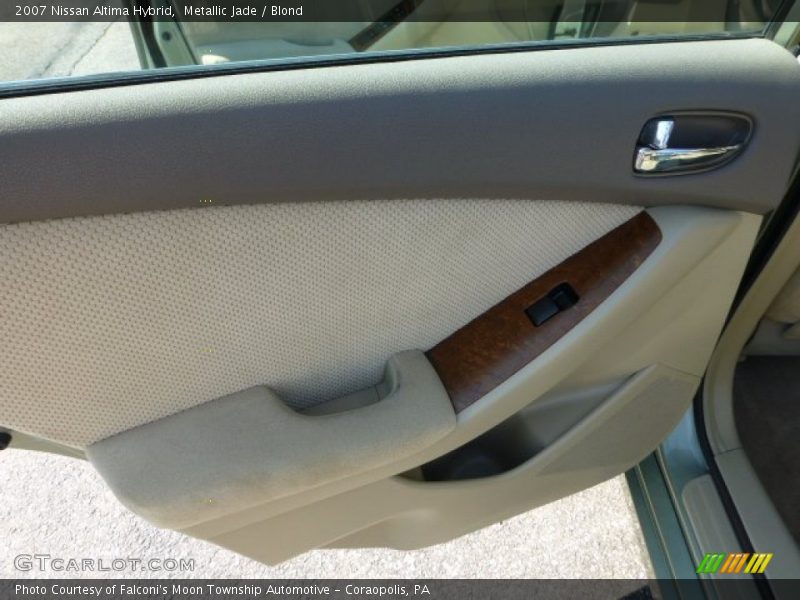 Metallic Jade / Blond 2007 Nissan Altima Hybrid