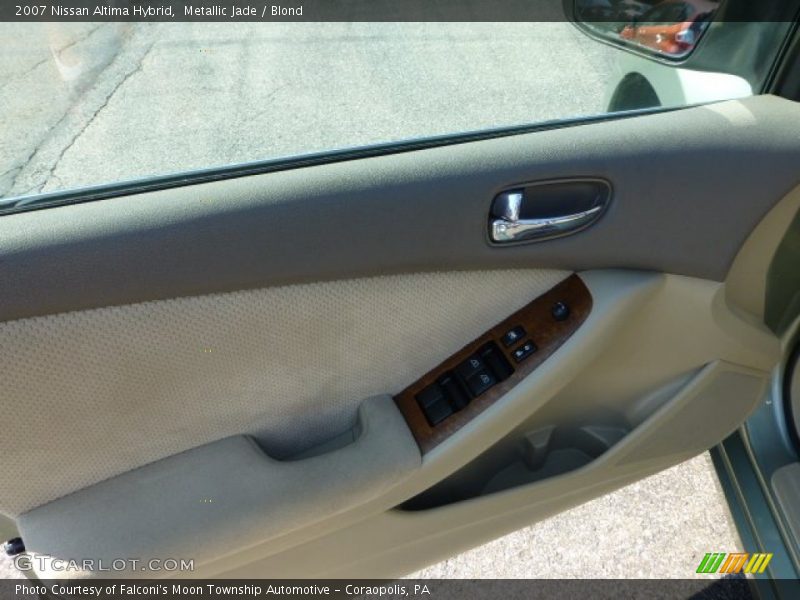 Metallic Jade / Blond 2007 Nissan Altima Hybrid
