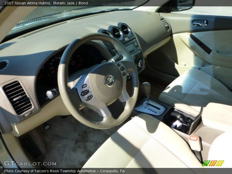 Metallic Jade / Blond 2007 Nissan Altima Hybrid