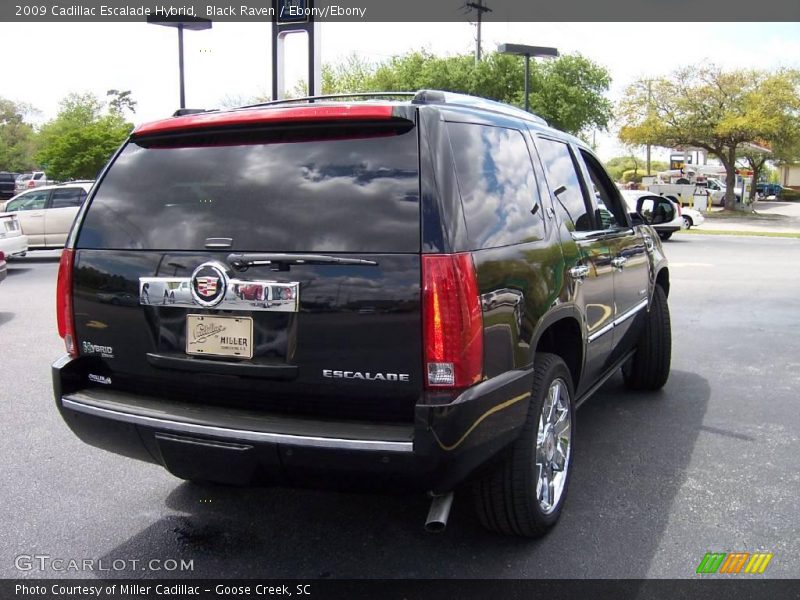 Black Raven / Ebony/Ebony 2009 Cadillac Escalade Hybrid