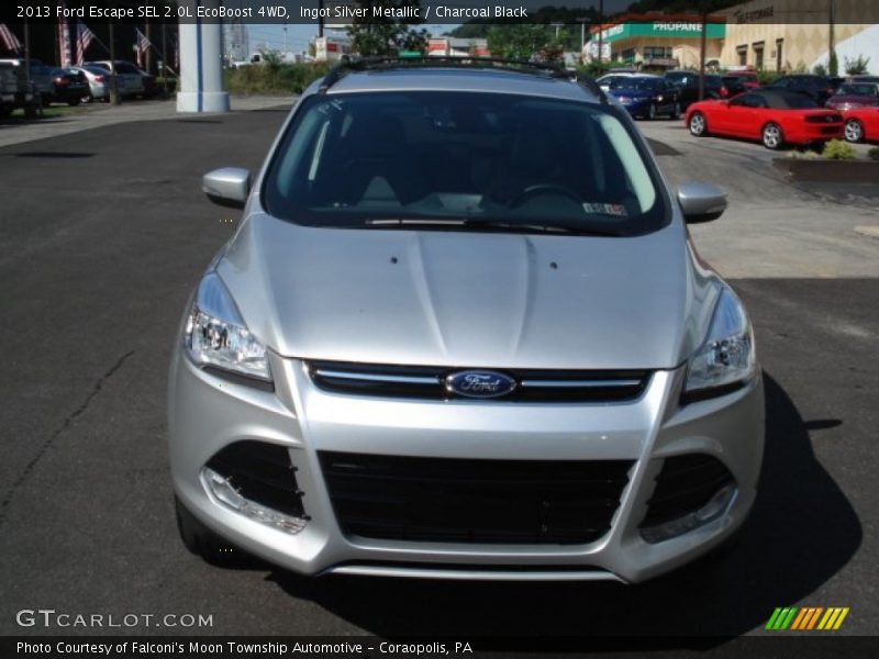Ingot Silver Metallic / Charcoal Black 2013 Ford Escape SEL 2.0L EcoBoost 4WD