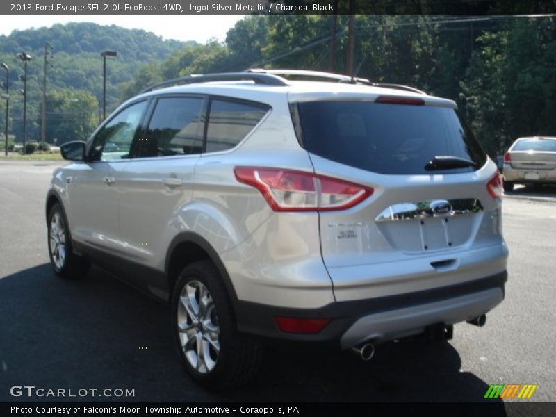 Ingot Silver Metallic / Charcoal Black 2013 Ford Escape SEL 2.0L EcoBoost 4WD