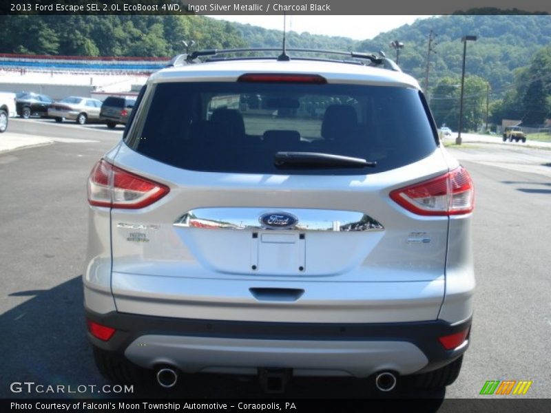 Ingot Silver Metallic / Charcoal Black 2013 Ford Escape SEL 2.0L EcoBoost 4WD