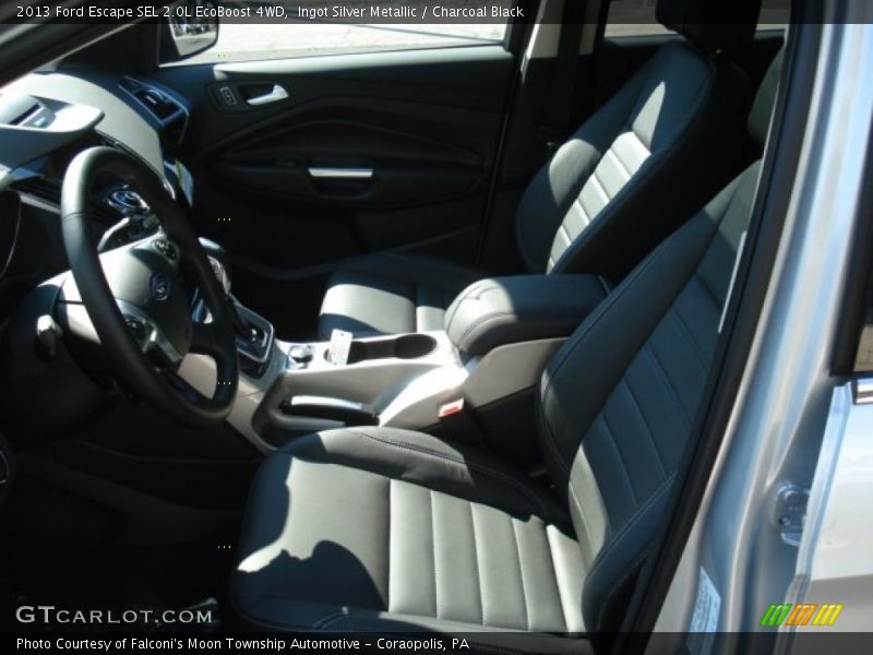 Ingot Silver Metallic / Charcoal Black 2013 Ford Escape SEL 2.0L EcoBoost 4WD