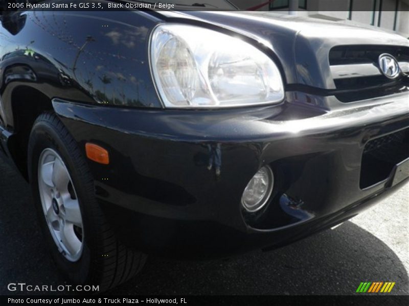 Black Obsidian / Beige 2006 Hyundai Santa Fe GLS 3.5