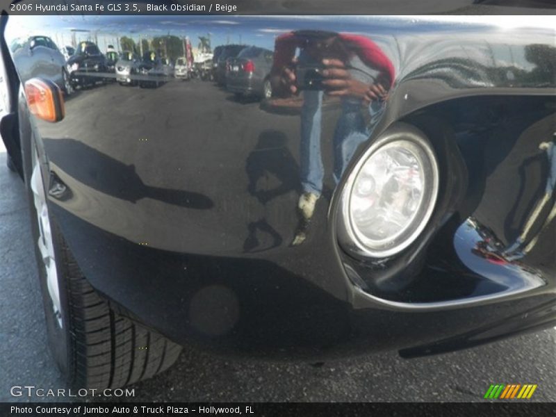 Black Obsidian / Beige 2006 Hyundai Santa Fe GLS 3.5