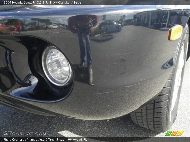 Black Obsidian / Beige 2006 Hyundai Santa Fe GLS 3.5