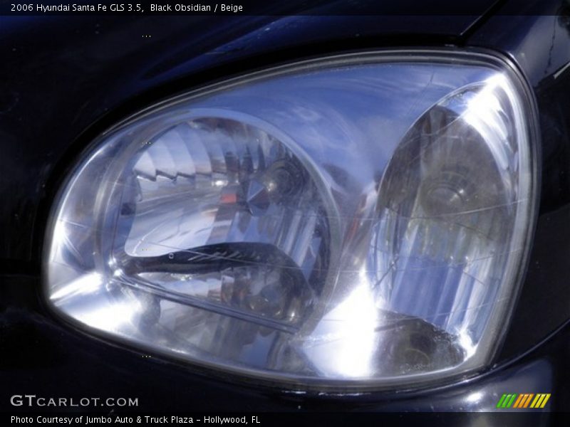 Black Obsidian / Beige 2006 Hyundai Santa Fe GLS 3.5