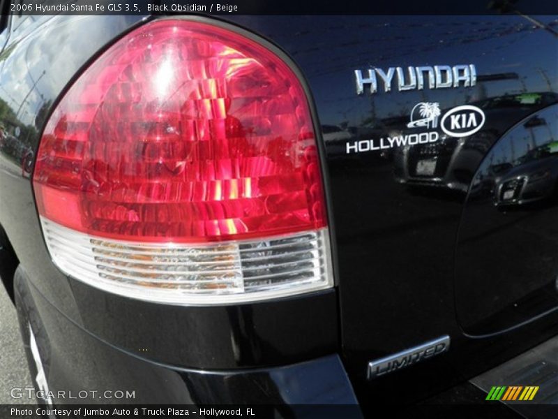 Black Obsidian / Beige 2006 Hyundai Santa Fe GLS 3.5