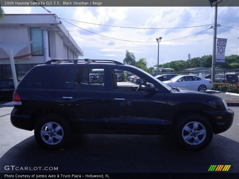 Black Obsidian / Beige 2006 Hyundai Santa Fe GLS 3.5