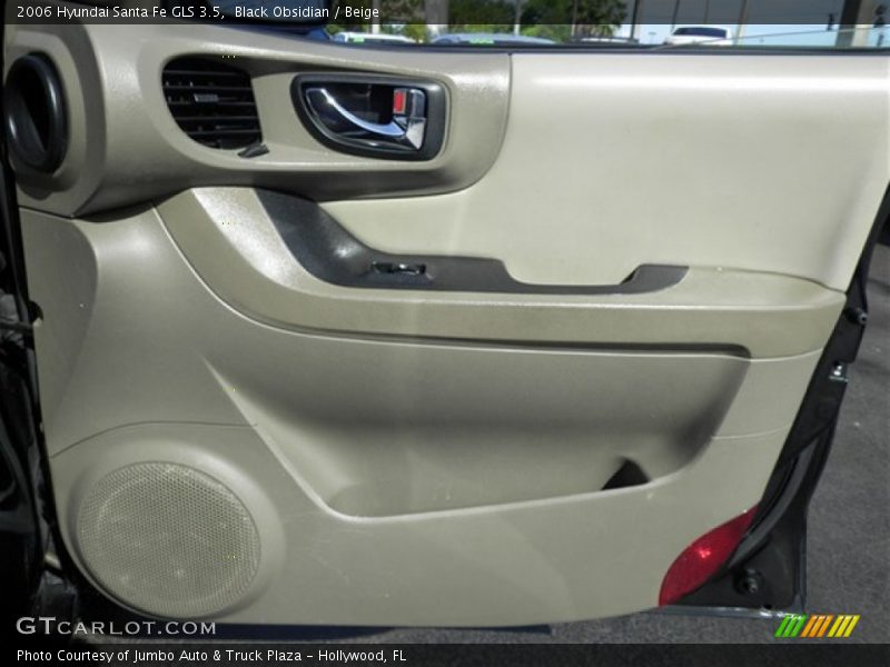 Black Obsidian / Beige 2006 Hyundai Santa Fe GLS 3.5