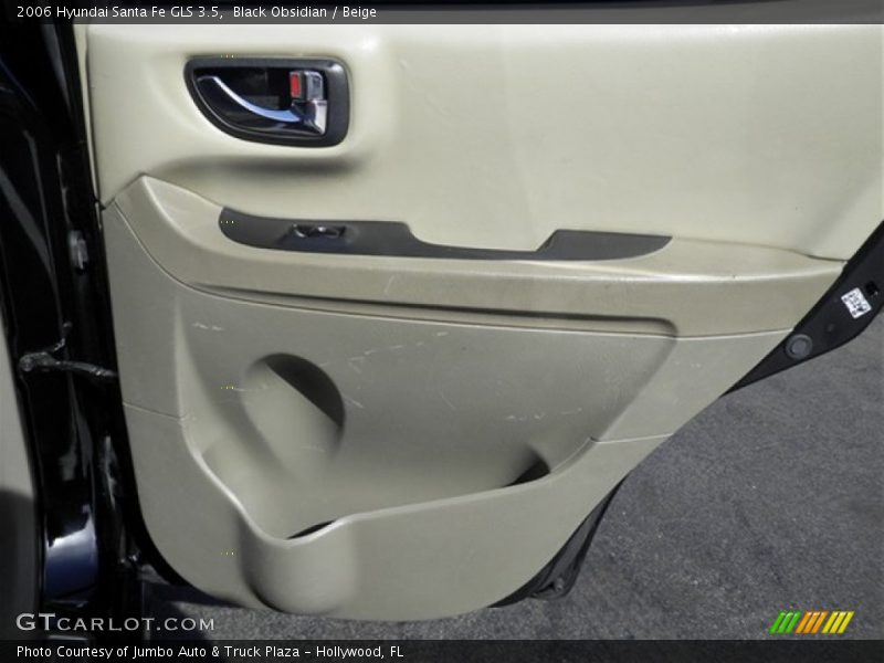 Black Obsidian / Beige 2006 Hyundai Santa Fe GLS 3.5