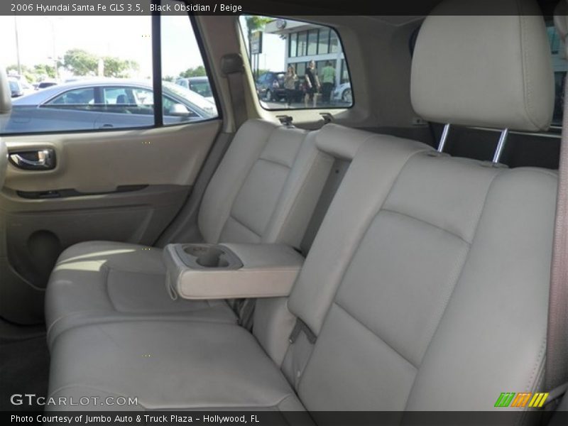 Black Obsidian / Beige 2006 Hyundai Santa Fe GLS 3.5