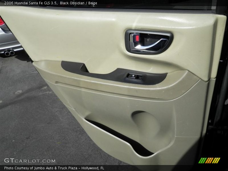 Black Obsidian / Beige 2006 Hyundai Santa Fe GLS 3.5