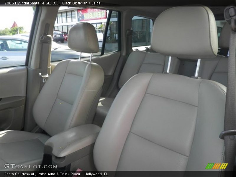 Black Obsidian / Beige 2006 Hyundai Santa Fe GLS 3.5