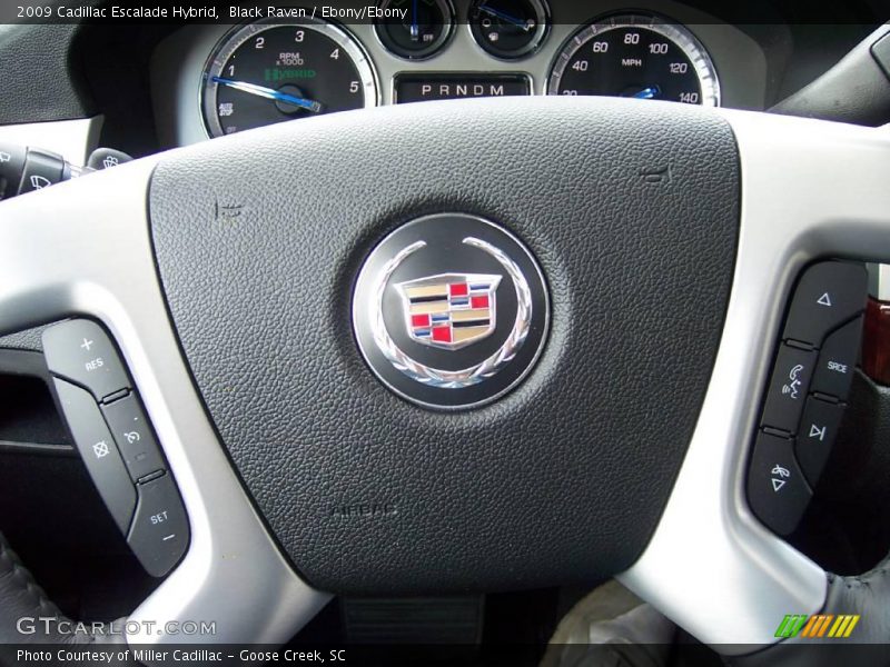 Black Raven / Ebony/Ebony 2009 Cadillac Escalade Hybrid