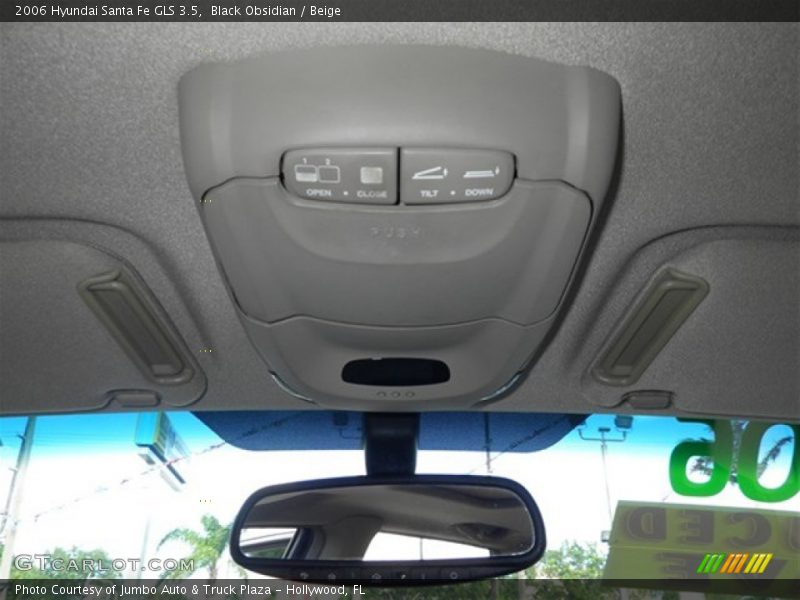 Black Obsidian / Beige 2006 Hyundai Santa Fe GLS 3.5