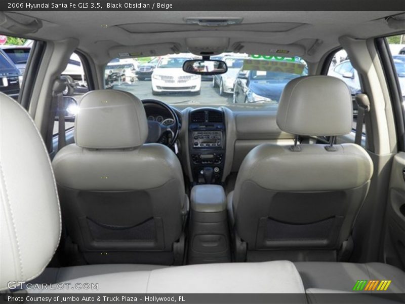 Black Obsidian / Beige 2006 Hyundai Santa Fe GLS 3.5