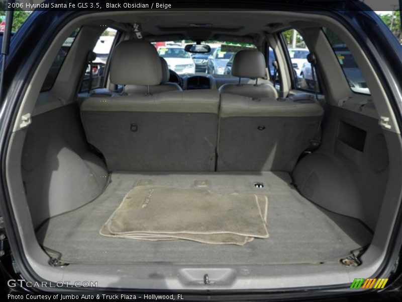 Black Obsidian / Beige 2006 Hyundai Santa Fe GLS 3.5
