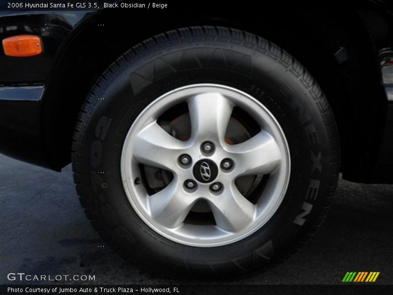 Black Obsidian / Beige 2006 Hyundai Santa Fe GLS 3.5
