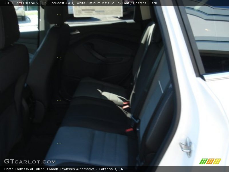 White Platinum Metallic Tri-Coat / Charcoal Black 2013 Ford Escape SE 1.6L EcoBoost 4WD