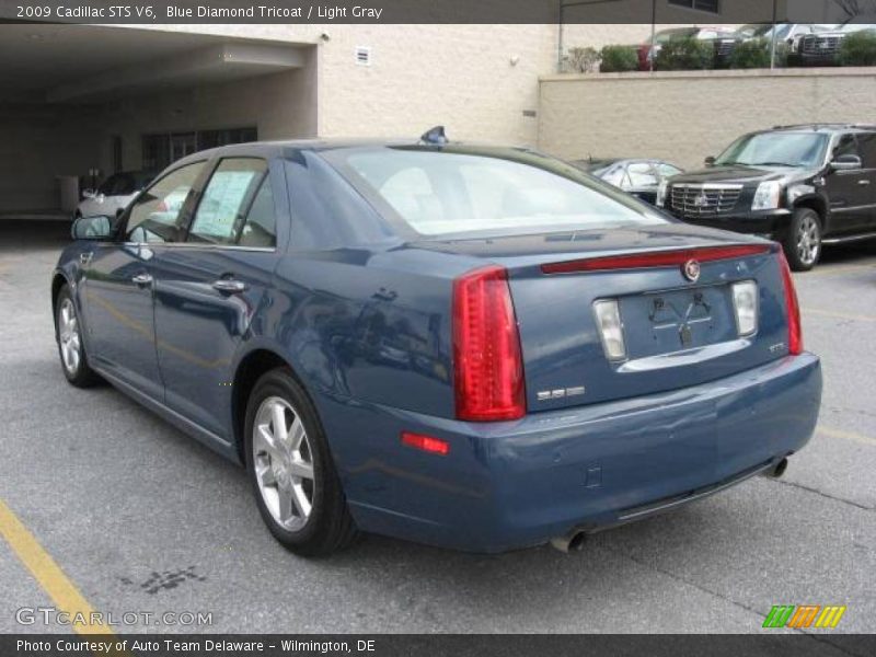 Blue Diamond Tricoat / Light Gray 2009 Cadillac STS V6