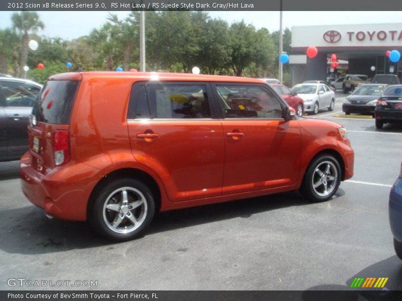 RS Hot Lava / RS Suede Style Dark Gray/Hot Lava 2012 Scion xB Release Series 9.0