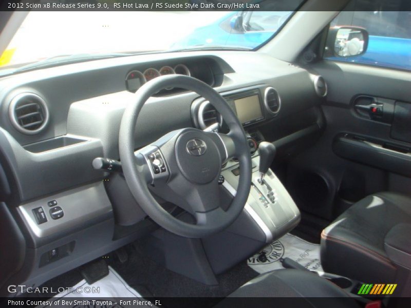 RS Hot Lava / RS Suede Style Dark Gray/Hot Lava 2012 Scion xB Release Series 9.0