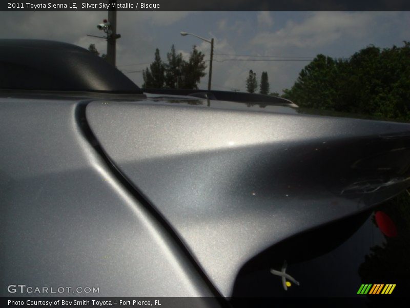 Silver Sky Metallic / Bisque 2011 Toyota Sienna LE
