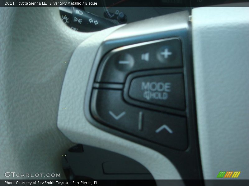 Silver Sky Metallic / Bisque 2011 Toyota Sienna LE